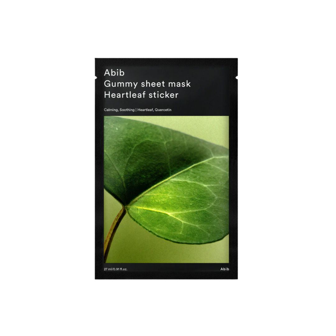 Abib - Gummy Sheet Mask Heartleaf Sticker