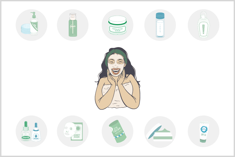 The 10 Steps of a Korean Skincare Routine