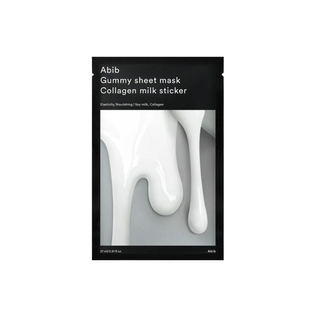 Abib - Gummy Sheet Mask Collagen milk sticker