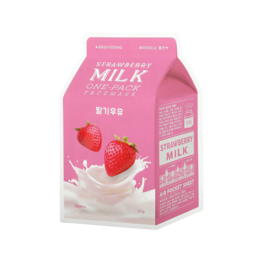 A'pieu - Strawberry Milk One Pack Sheet Mask