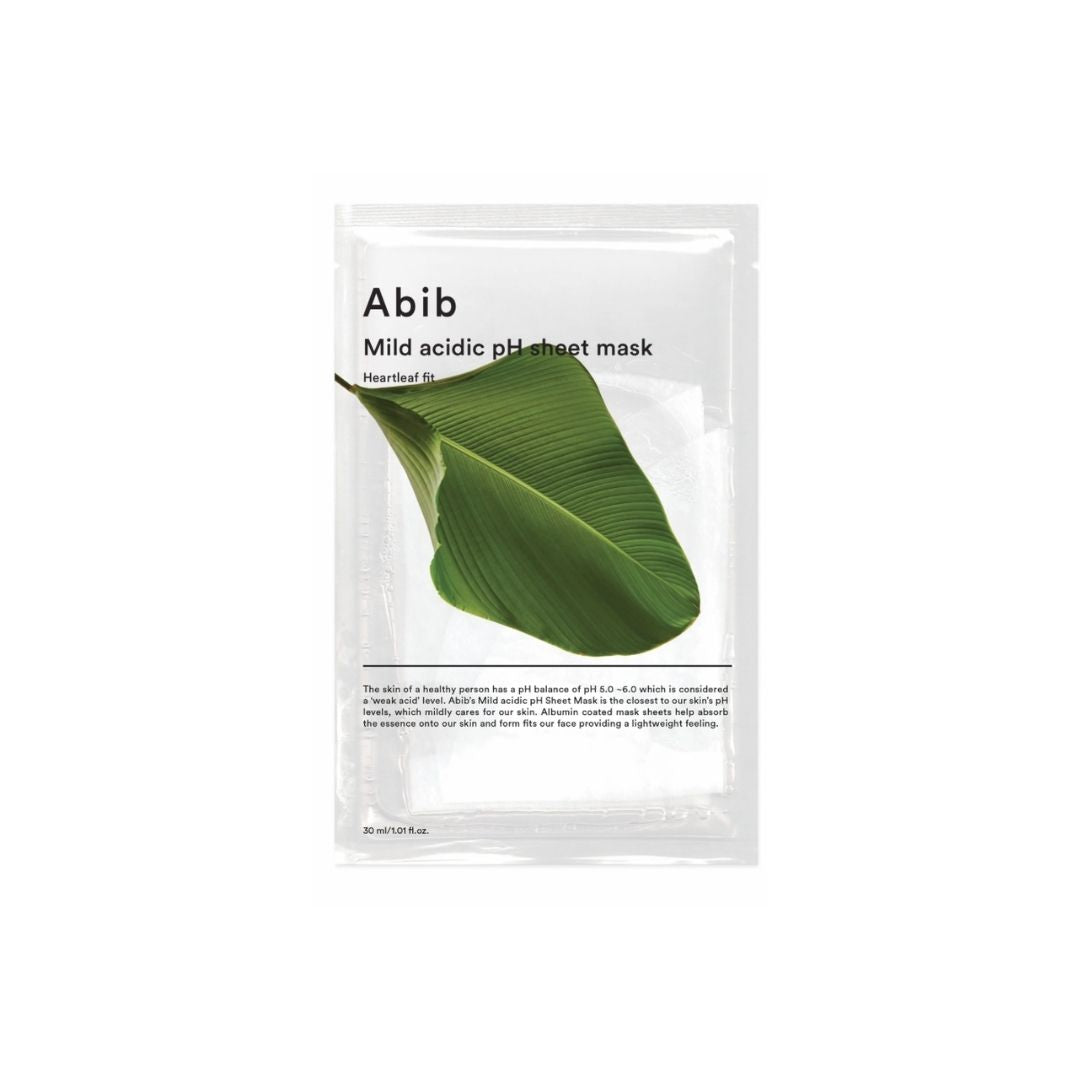 Abib - Mild Acidic pH Sheet Mask Heartleaf Fit