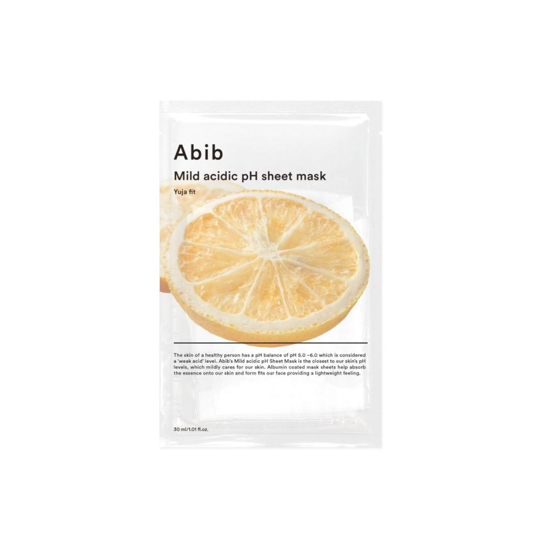 Abib - Mild Acidic pH Sheet Mask Yuja Fit