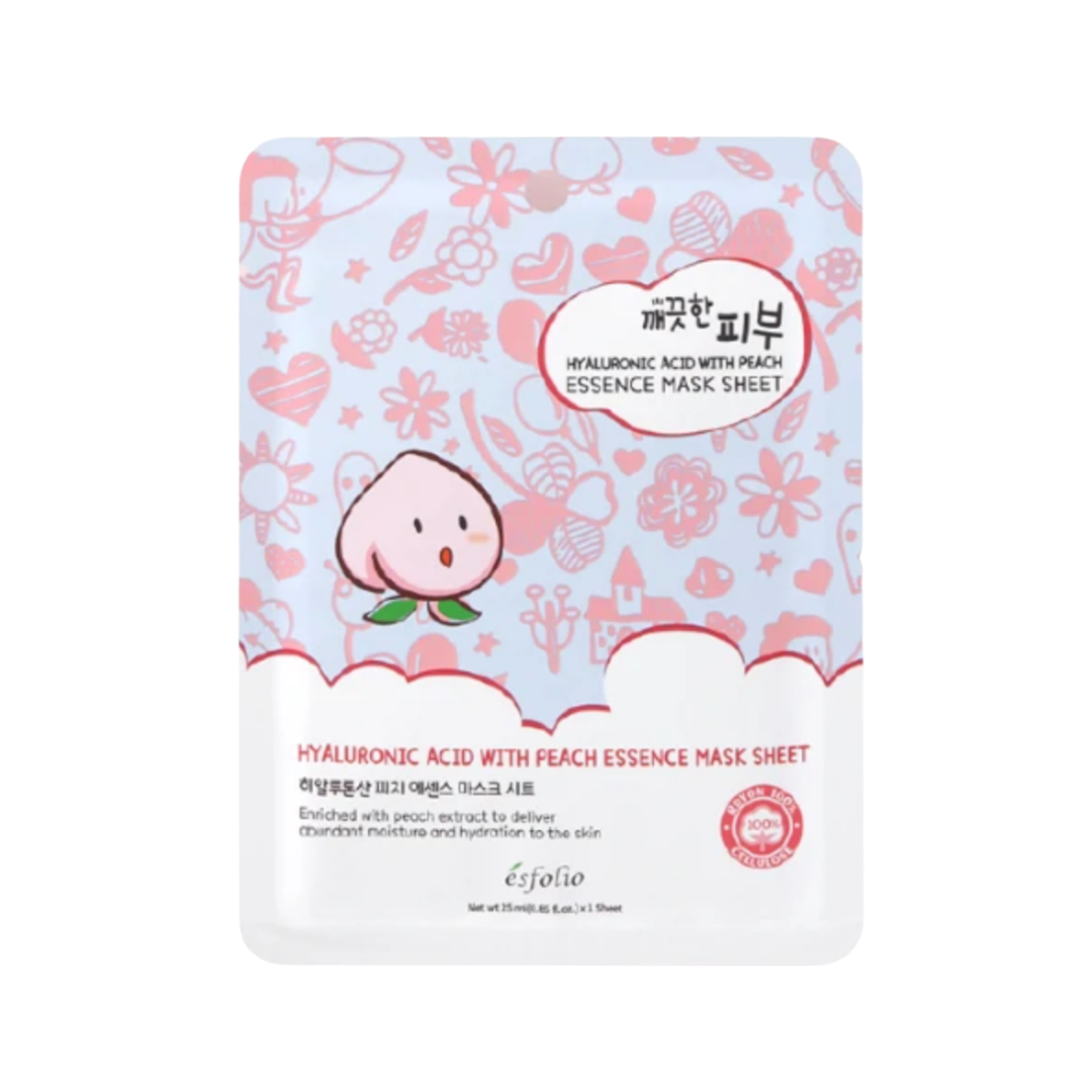 Esfolio - Hyaluronic Peach Essence Sheet Mask