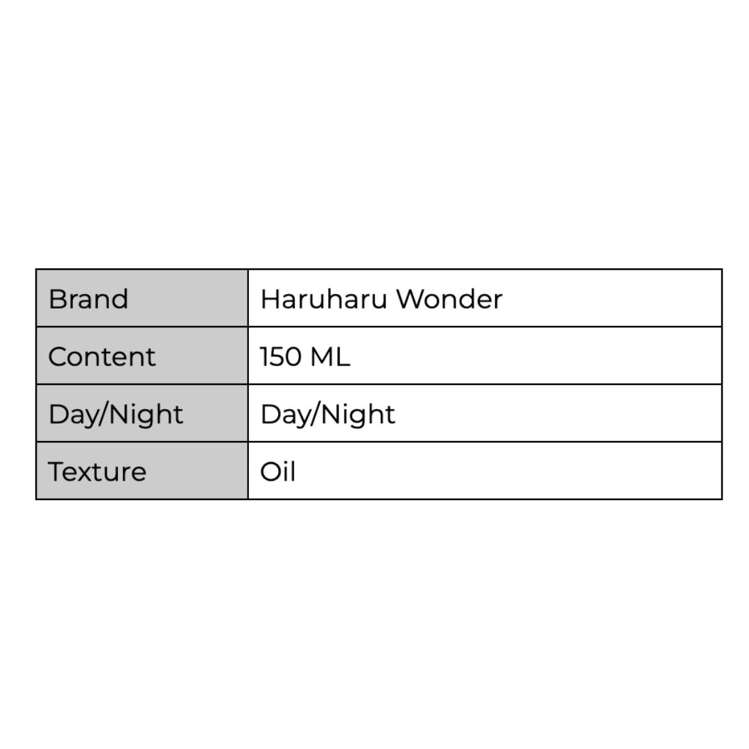 Haruharu Wonder - Black Rice Moisture Deep Cleansing Oil